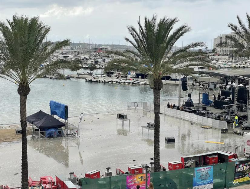 **FULL COPY BY GERARD COUZENS.-TEL: +34 659 567 821**.THE Balearic Islands have been hit by a series of mini-tsunamis which in the Ibizan party resort of San Antonio