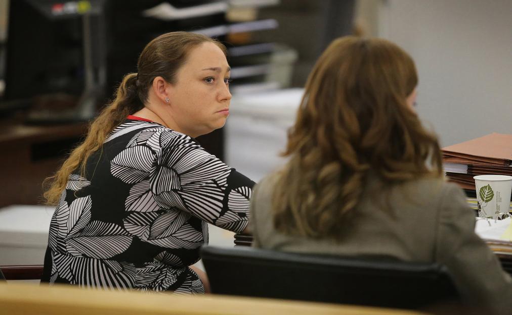 Woman on trial for child abuse.