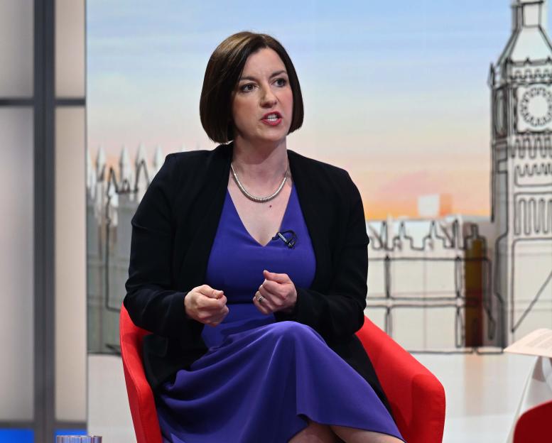 Education Secretary Bridget Phillipson speaking on the BBC 1 current affairs program, Sunday With Laura Kuenssberg.