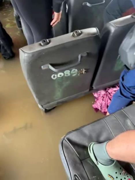 Shocking footage shows tourists cry for help as water submerges sinking Laos ferry