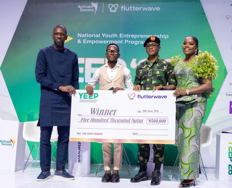 Flutterwave Boosts NYSC Entrepreneurs at YEEP 2026!