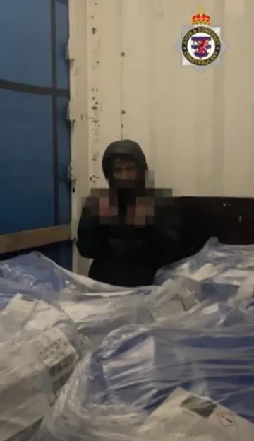Moment Afghan fiends who gang-raped girl, 17, laugh and joke in back of lorry after fleeing UK – leaving victim ‘broken’