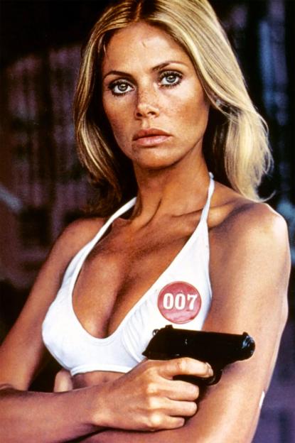 HE MAN WITH THE GOLDEN GUN 1974 Eon/United Artists film with Britt Ekland as agent Mary Goodnight