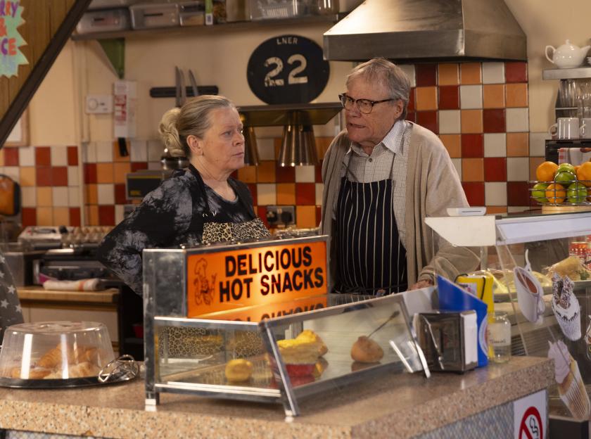 Catch the Laughs: Roy's Rolls Customer Gets Served by a 'Ghost' in Hilarious Coronation Street Blunder!