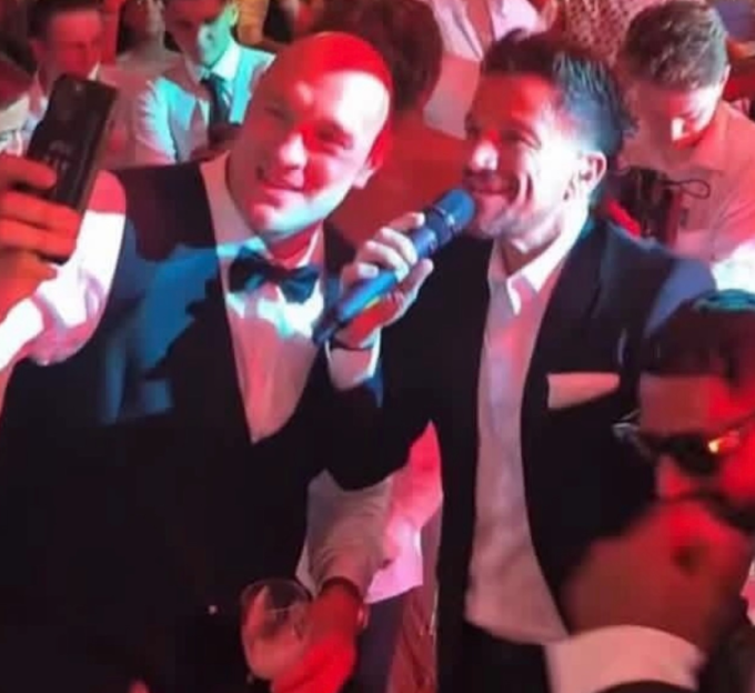 Peter Andre Gives Fans a Sneak Peek from Venezuela Fury's Wedding with a Snap of Him and Tyson Fury
