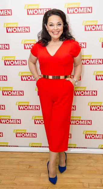 Lisa Riley at 'Loose Women' TV show.