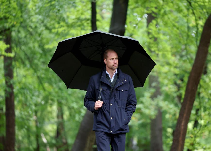 Prince William filming for Earthshot 2024