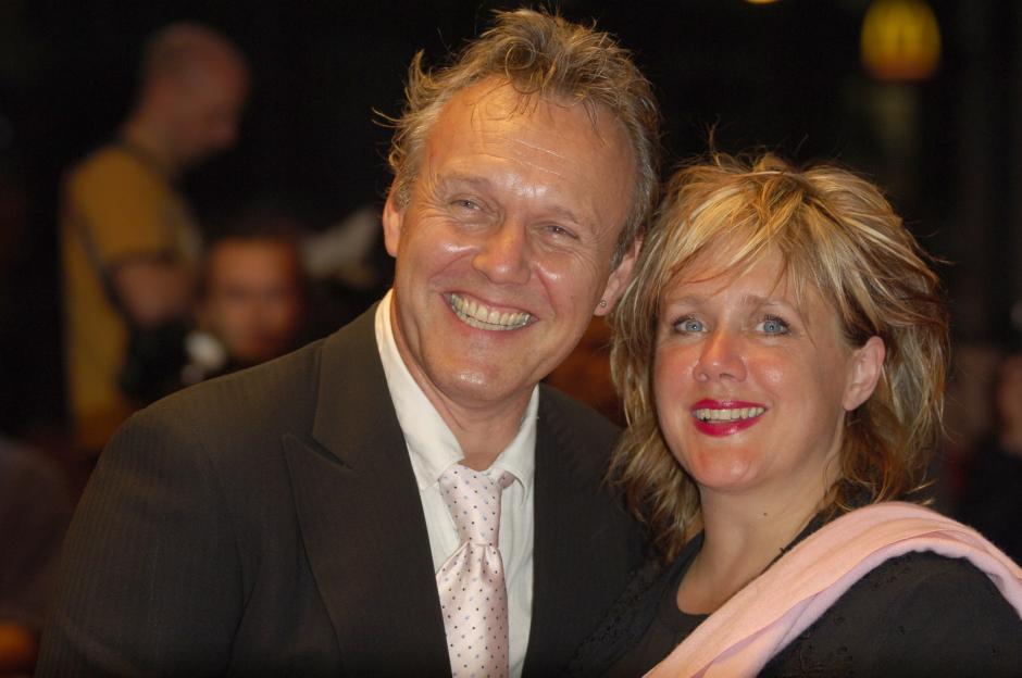 Anthony Head and his wife Sarah Fisher attending the "The Devil Wears Prada" screening.