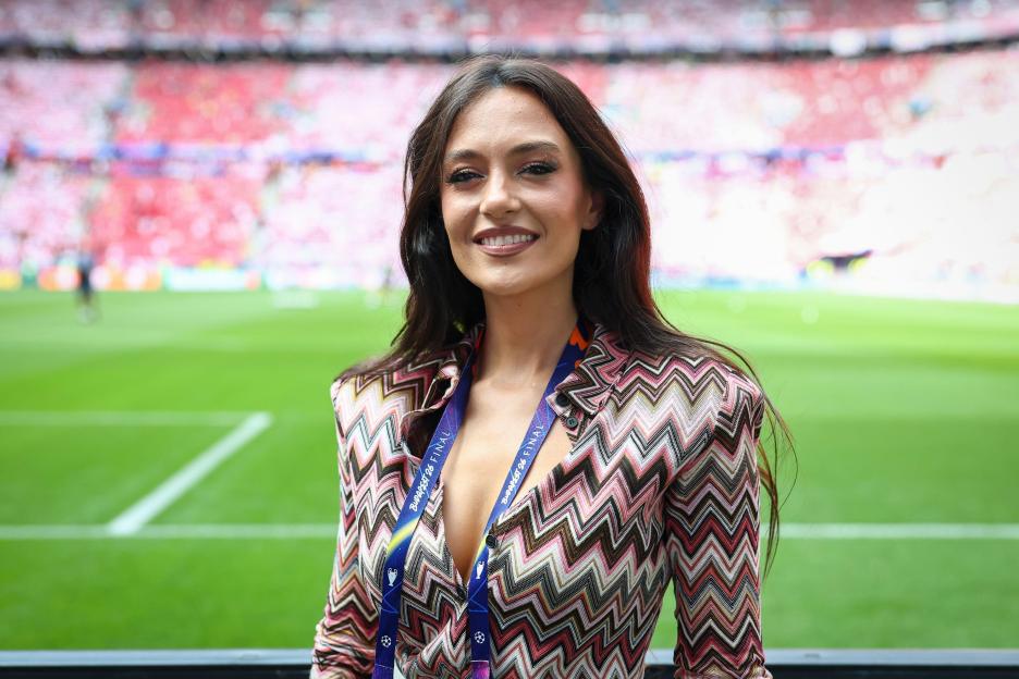 Eva Murati during the Paris Saint-Germain v Arsenal UEFA Champions League Final match at the Puskas Arena, Budapest, Hungary on 30 May 2026 Credit: Ian Stephen/Every Second Media