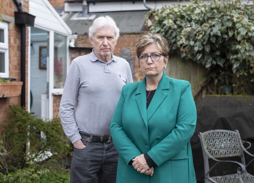 Deborah Douglas and Alan Bridgewater, victims of surgeon Ian Paterson.