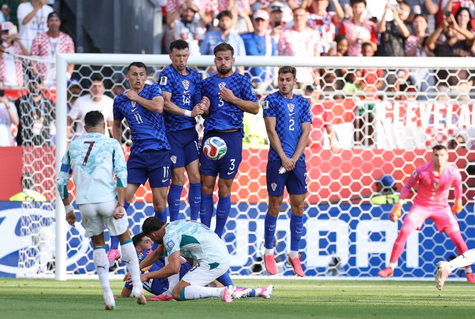 Cristiano Ronaldo's Free-Kick Hits World Cup Rival in the Most Painful Place Possible!