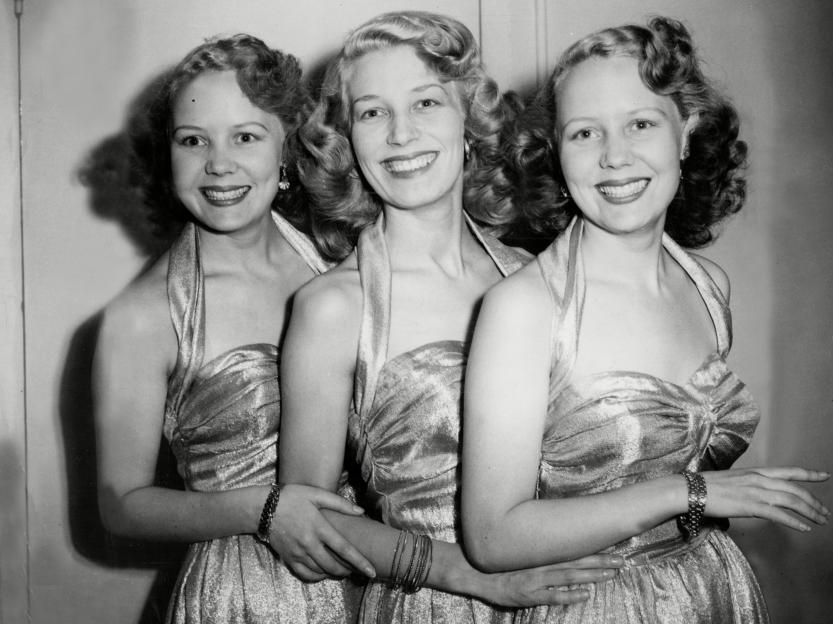 Pop Group The Beverley Sisters L-r Teddie Joy And Babs The Beverley Sisters Are A British Female Vocal Trio Popular During The 1950s And 1960s. The Trio Consists Of Eldest Sister Joy (born Joycelyn V. Chinery Bethnal Green London 1924) And The Twins
