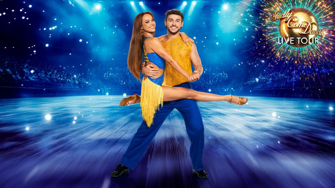 Alexis Warr and George Clarke in dance attire.