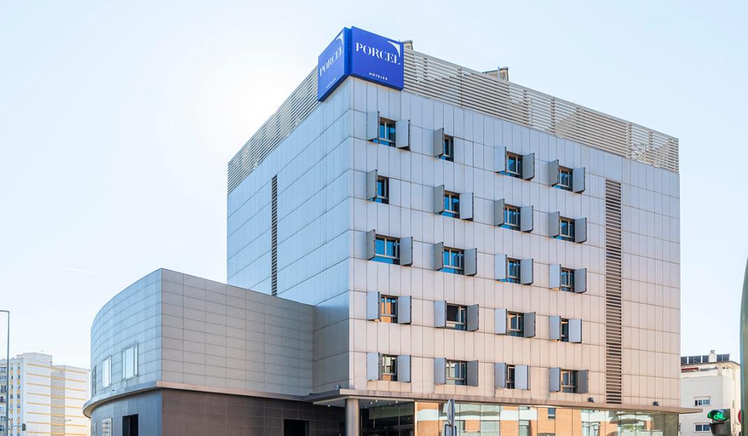 Exterior of Porcel Torneo hotel in Seville, Spain.