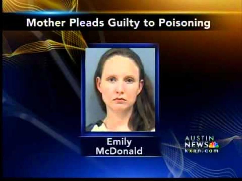 Mugshot of Emily McDonald, who pleaded guilty to poisoning.