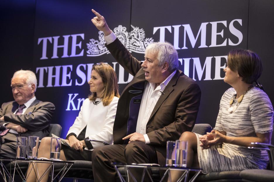 Rod Liddle makes his views heard during The Times Marriage foundation discussion panel.