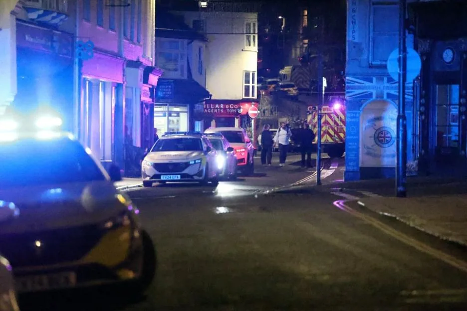 Woman in her 40s found dead & man in hospital after late-night ‘disturbance’ in seaside town as murder suspect arrested