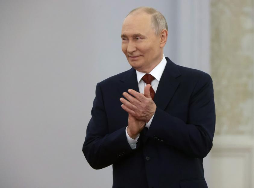 President Putin Meets With The State Duma Deputies at the Grand Kremlin Palace