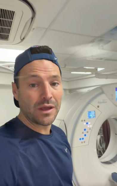 Mark Wright discusses his health issues before undergoing a CT scan.