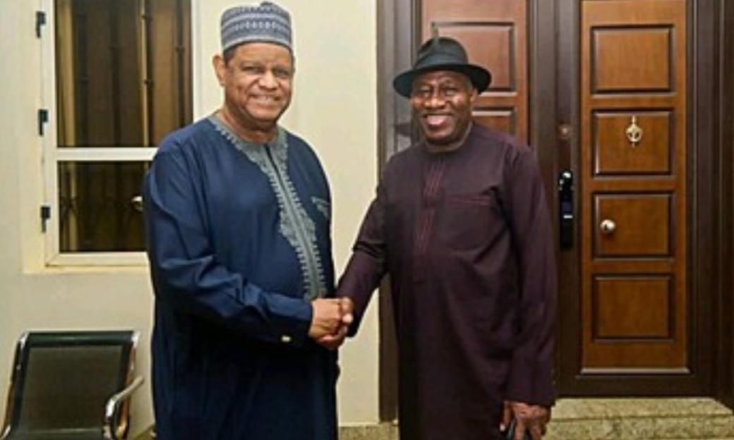 Jonathan Welcomes ADC Presidential Candidate Hayatu-Deen