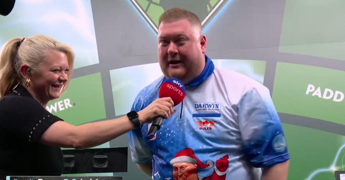 Ricky Evans Shares Passionate Rant on GRAVY Right After Advancing to World Darts Championship Second Round!