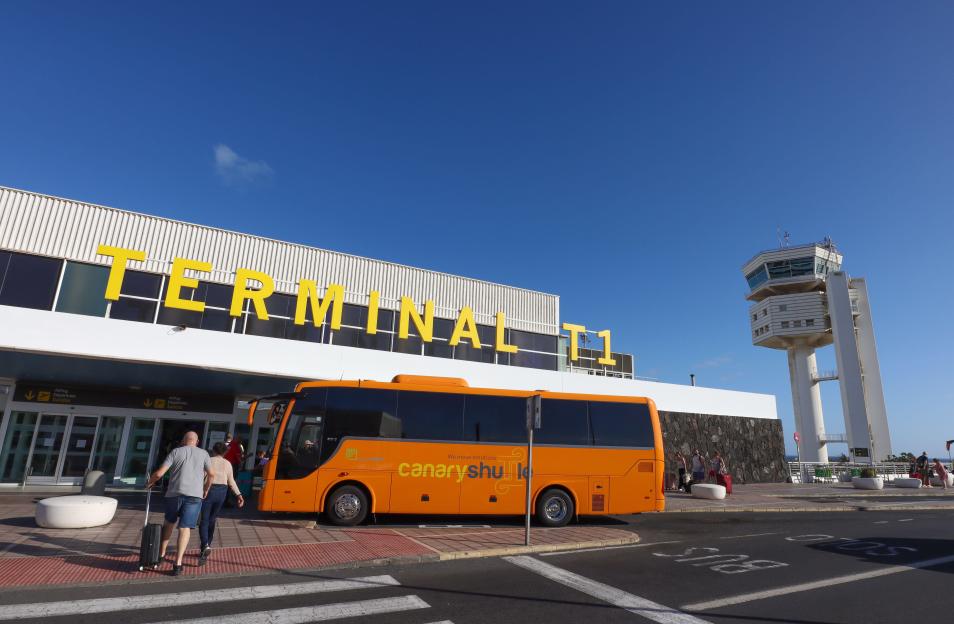 Lanzarote Airport (Cesar Manrique-Lanzarote Airport), Lanzarote, Canary Islands.