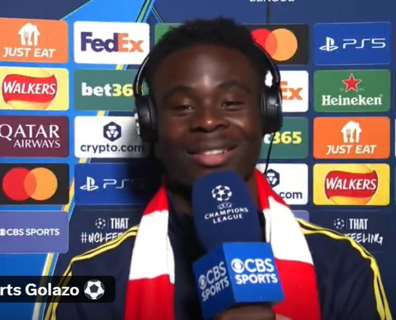 'Bukayo Saka Hints at Arsenal's Dream Champions League Final Opponent!'