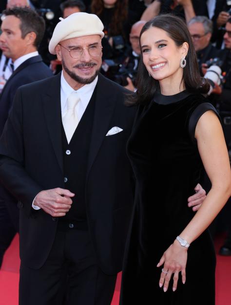 John Travolta, 72, Debuts Unusual Look with Beret and Dyed Beard Alongside Stunning Daughter at Cannes Red Carpet