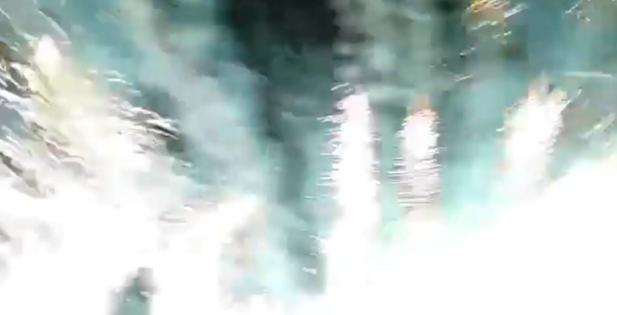 Fireworks exploding into a crowd on a beach at night.