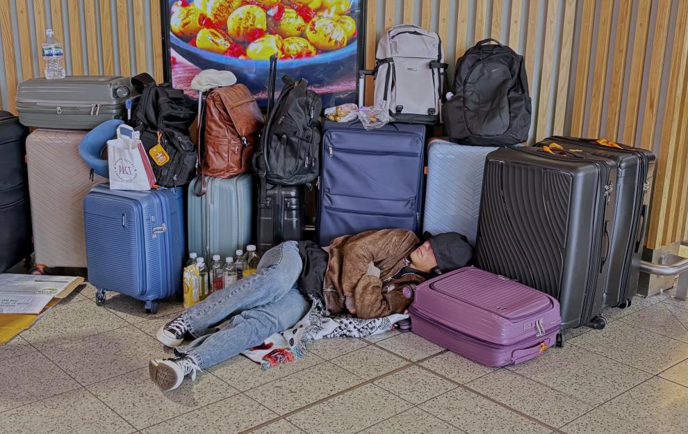 BBC Star and Fiancé Stranded: Wedding Plans Disrupted as Passengers Face Hours-Long Delays and Sleep on Airport Floors
