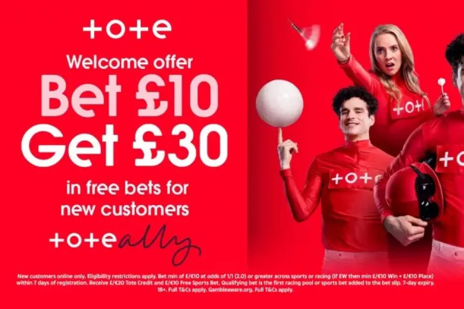 Score £30 in Free Bets When You Wager £10 on Football with Tote!