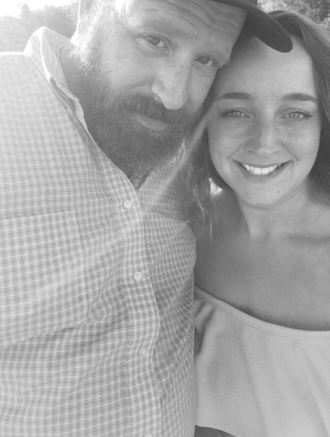 Alicia Scott, 35, and Kris Spencer smiling together.