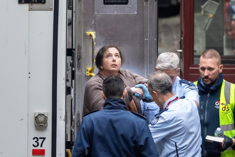 Erin Patterson Arrives At Court In Melbourne Following Triple Murder Conviction