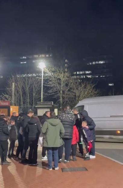 Wayne Rooney Caught by Fans While Incognito at Old Trafford for Kai's FA Youth Cup Match