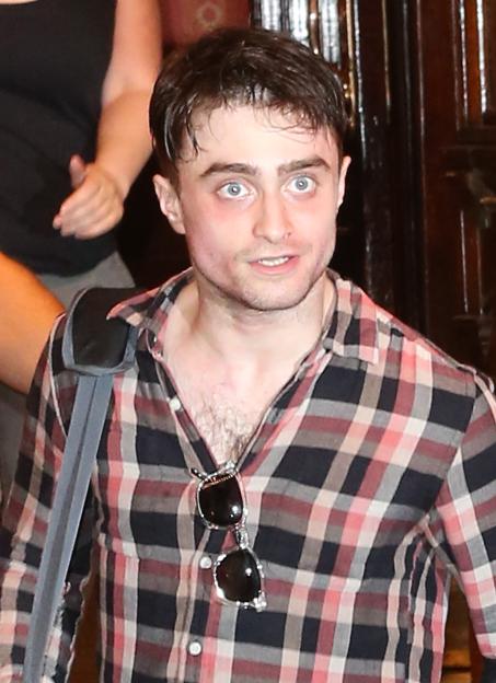 Daniel Radcliffe Leaving Theatre In The London's West End