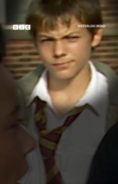 Young Louis Tomlinson in his role on Waterloo Road.