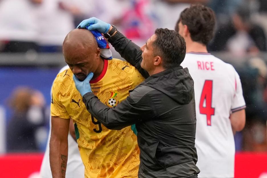 'What's the Story Behind Jordan Ayew's Head Bandage in the Ghana vs. England Match?'