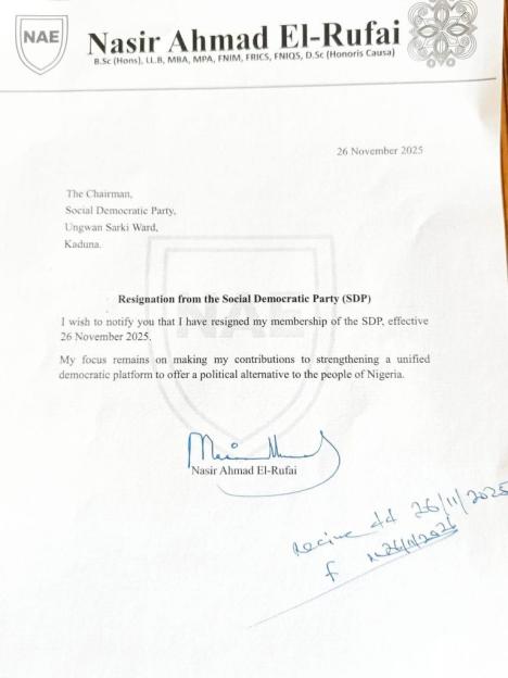 El-Rufai Officially Joins the ADC!