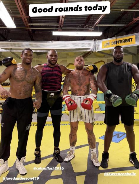 Jake Paul Gears Up for Anthony Joshua Showdown by Sparring Three Boxers Weighing a Massive 53 Stone!