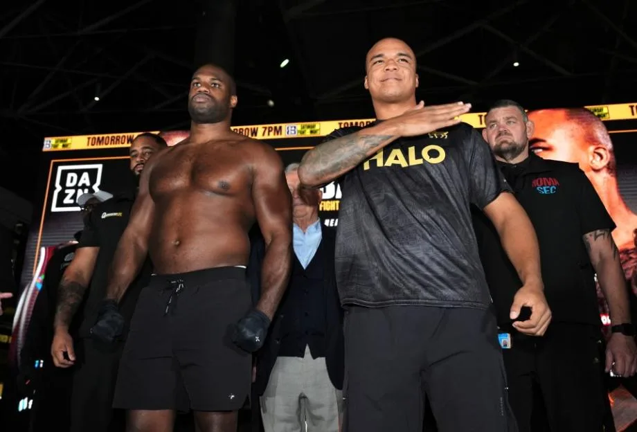 Daniel Dubois v Fabio Wardley - Weigh In - Old Spitalfields Market