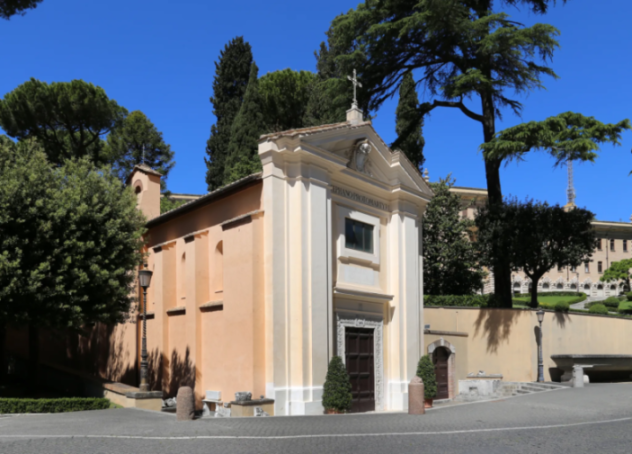 Chapel of Saint Stephen the Protomartyr in the Vatican Gardens.