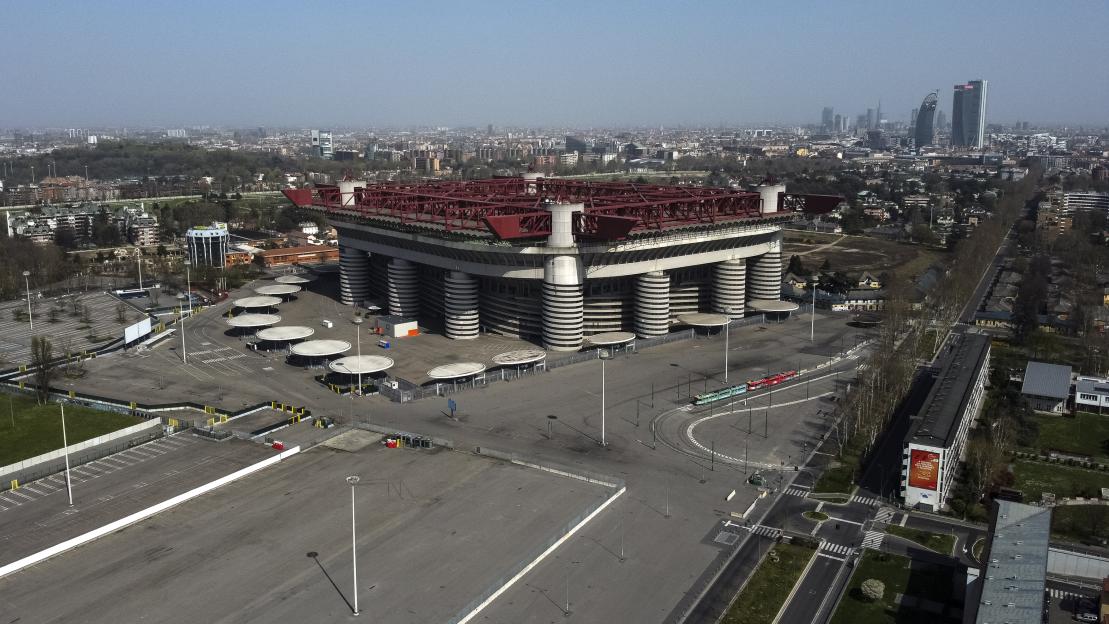 (EDITORS NOTE: Image was created with a drone.) General view