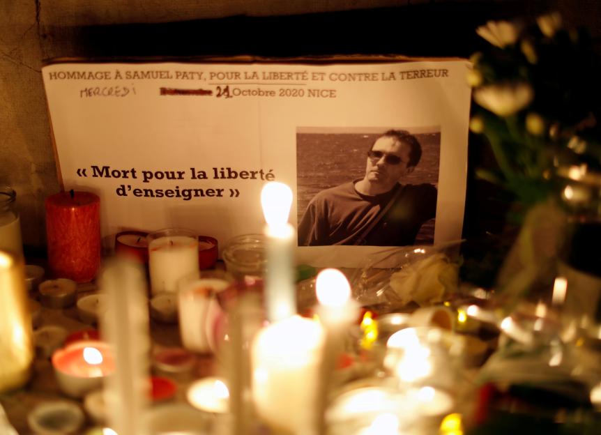 : National tribute to beheaded French teacher Samuel Paty