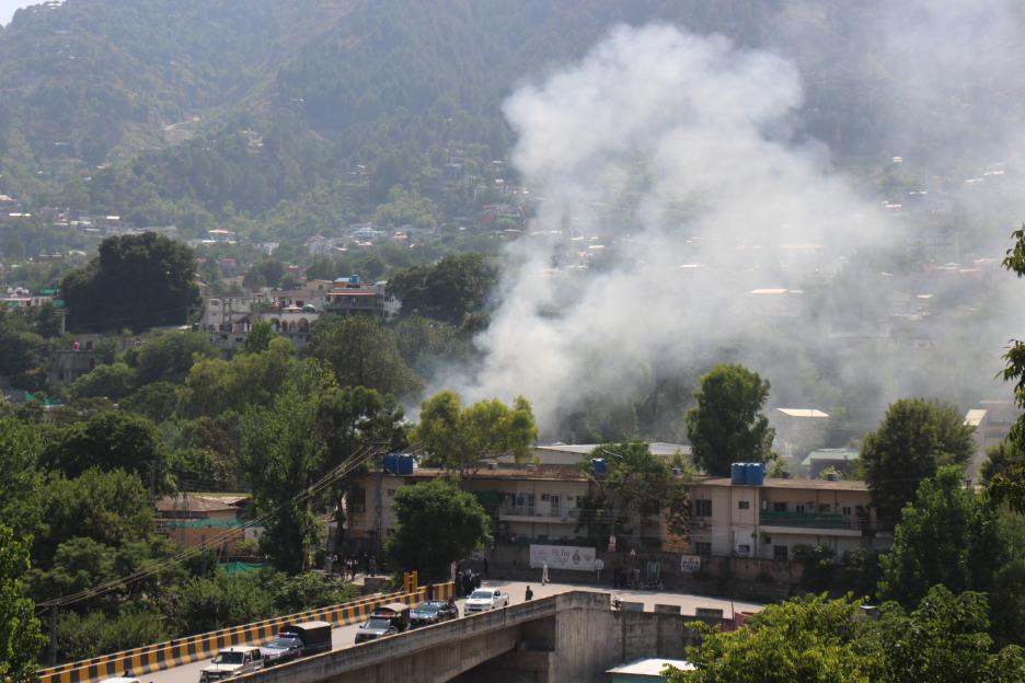 Pakistani army says chopper crashes in Muzaffarabad, all personnel dead