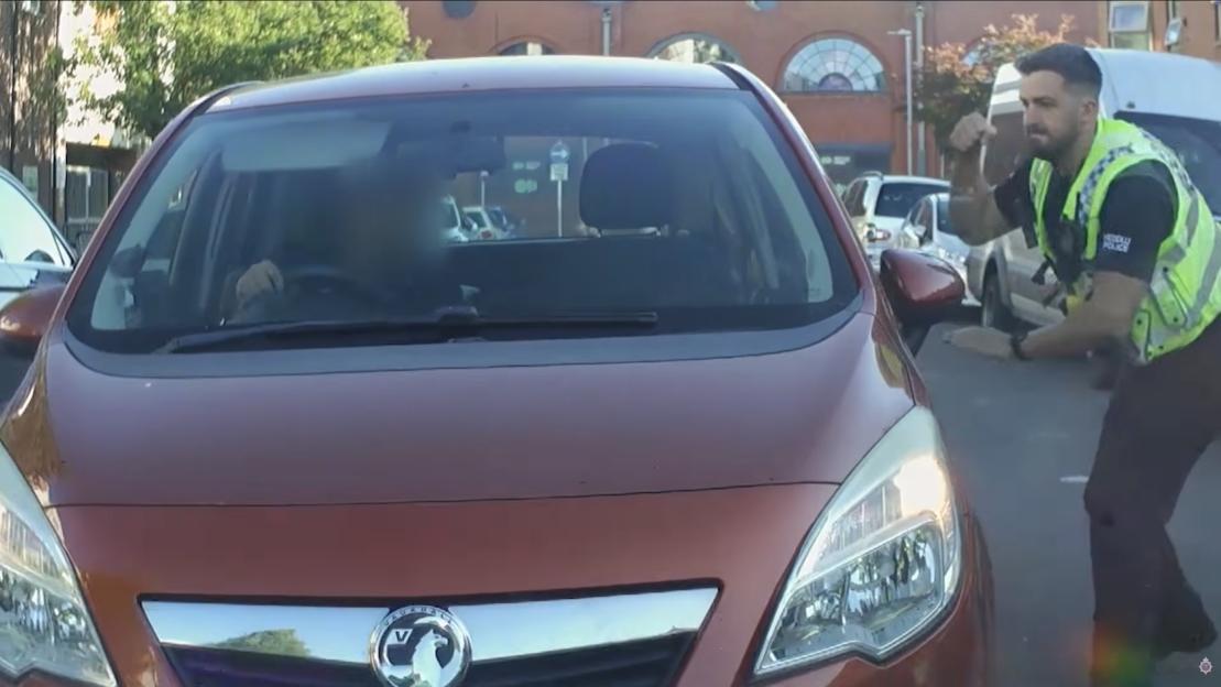 Police Chase Ends in Dramatic Arrest: 35-Year-Old Driver Caught After 3-Week Crime Spree Involving Stolen Cars, Coffee, and Whiskey