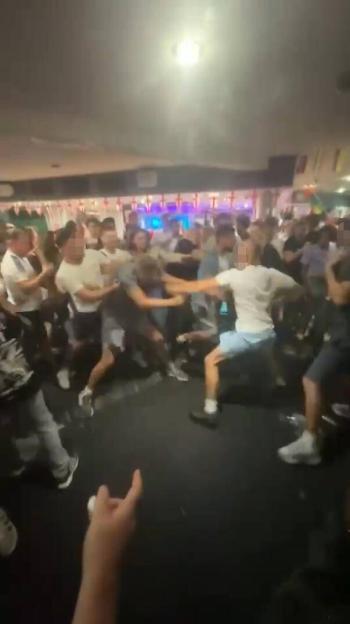 VIDEO: Fists fly as ugly brawl erupts in Romesh Ranganathan¿s beloved hometown