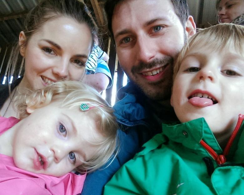 Claire, Nell, Tristan, and Finnbar.