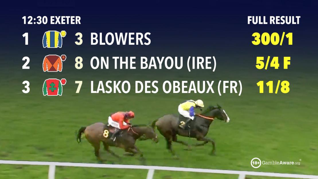 Blowers Stuns Exeter with Historic 300/1 Win, Claiming Title of Longest-Priced Winner in British Racing!