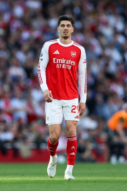 London, UK. 25th Apr, 2026. Arsenal forward Kai Havertz (29) Portrait during the Arsenal v Newcastle United Premier League match at the Emirates Stadium, London, England on 25 April 2026 Credit: Phil Duncan/Every Second Media Credit: Every Second Med