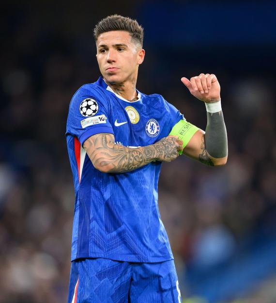 London, UK. 17th Mar, 2026. Chelsea v Paris Saint-Germain - Champions League - Stamford Bridge. Enzo Fernandez in action. Picture Credit: Mark Pain/Alamy Live News